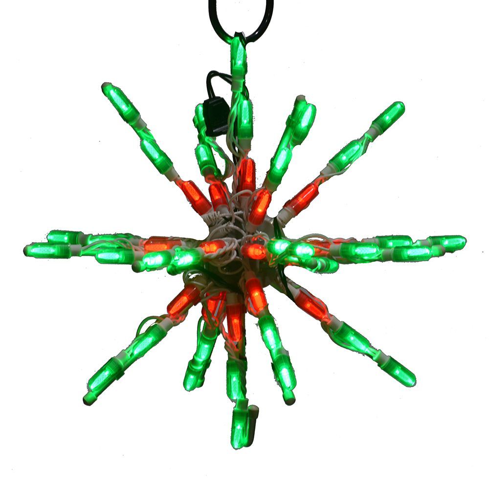 LED 12" STARBURST (RED/GREEN) #LED-SB12RG *Sets of 3*